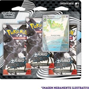 Pokémon TCG, Blister Triplo Pokémon EV10.5 Raio Negro Reuniclus