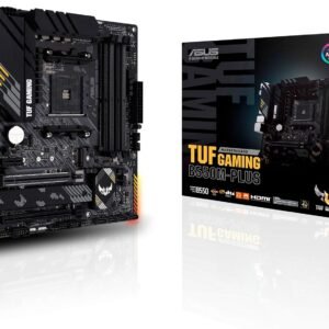 Placa Mãe Asus TUF GAMING B550M-PLUS AMD AM4 DDR4 mATX