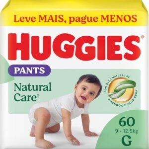 Fralda Huggies NATURAL CARE ROUPINHA G 60 unidades