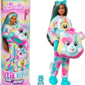 Barbie Cutie Reveal Boneca Ursinhos Carinhosos Urso das Boas Vibrações para crianças a partir de 3 anos