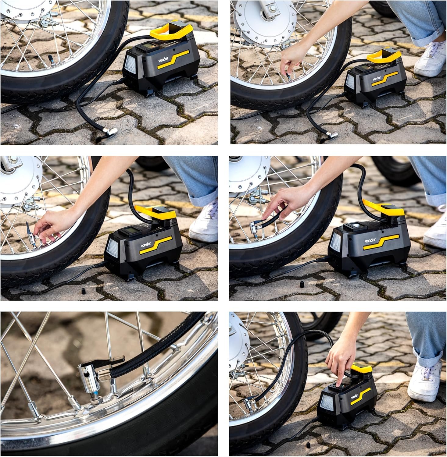 Vonder, Compressor De Ar Automotivo, Cav 150, 12 V Ou 127 V~ A 220 V~ Bivolt Automático. - Imagem 16