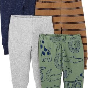 Calças Pacote com 4 calças neutras Simple Joys by Carter’sUnisex Bebê