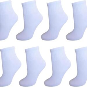 Kit 6 Pares de Meias Unissex Infantil Cano Médio Alto