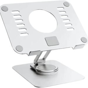 Suporte Para Tablet Smartphone Celular de Mesa Ajustável Dobrável Articulado Antiderrapante Rotação 360º Resistente Universal Portátil