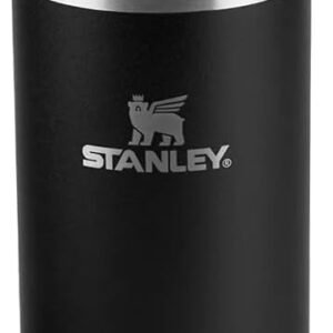 Stanley – Garrafa Térmica AeroLight Transit, garrafa isolada em vácuo para café, chá e bebidas, em aço inoxidável leve, 354ml, Black