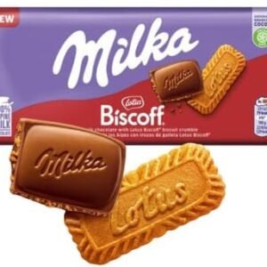Chocolate Milka Lotus Biscoff 90g Edição Limitada