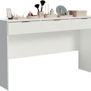 Penteadeira Madesa Camarim Carly com 3 Gavetas (Sem Painel)