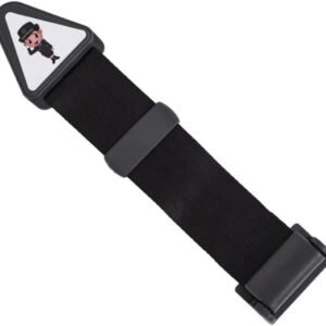 Ajustador de Cinto de Segurança Infantil Premium Regulagem Confortável Protetor de Pescoço e Ombro Universal Preto Passeio Viagem