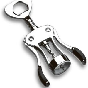 Brinox – Saca-Rolhas Com Abas – Aço Inox