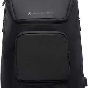 Gshield Mochila Dual Shock 28 Litros de Malha Reforçada, Cabo USB Acoplado Repartição para Notebook de até 15 polegadas, Preta