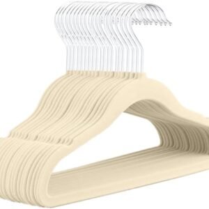 Kit 40 Cabides de Veludo Infantil 360° Antideslizante Para Roupas Camiseta Calça Kit 40 Cabides de Veludo Infantil 360° Antideslizante Para Roupas Camiseta Calça