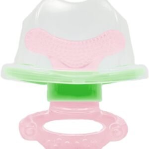 Mordedor com Massageador de Gengiva, BUBA, Rosa