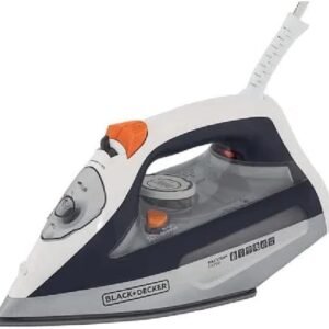 BLACK+DECKER Ferro de Passar Roupa com Vaporizador FX3100 Preto Branco e Cinza 110V