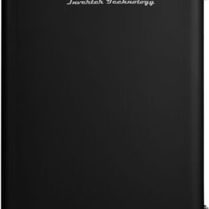 Frigobar Retrô 93 litros Preto Inverter Bivolt Midea