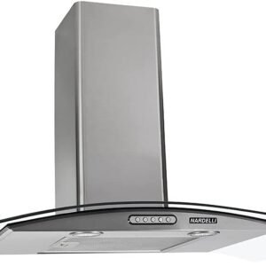 Coifa Nardelli Vidro Curvo Duto Slim, 220V, New Order, 50011030, Inox, 90 cm