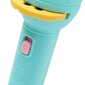Lanterna Projetora Infantil com 3 Discos e 24 Imagens Sortidas – Brinquedo Educativo e Divertido – TYDA (AZUL)