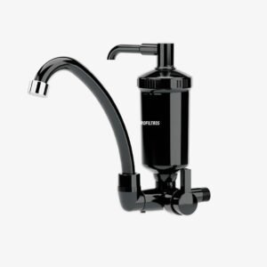 Hidrofiltros – Torneira de Cozinha Parede Pop com Filtro Purificador de Água Preta Hidrofiltros