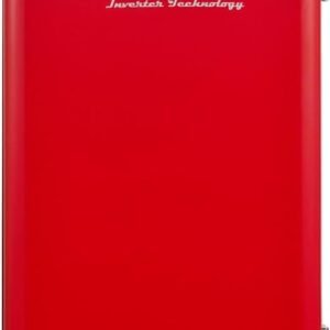 Frigobar Retrô 93 litros Vermelho Inverter Bivolt Midea