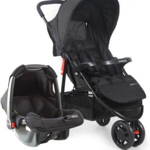 Cosco Kids, Travel System Toffy, Preto Absoluto