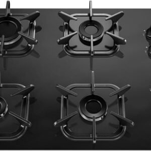 Cooktop 4 Bocas Mueller a Gás GLP Ultra Chama Preto Bivolt