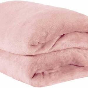 Cobertor Manta Microfibra Solteiro 01 Peça (Toque Aveludado) – Rosa