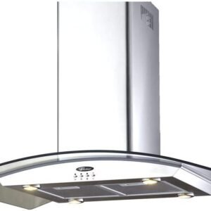 FISCHER COIFA DE ILHA ISLAND 90CM INOX/VIDRO 127V – 5455-10176