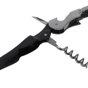 WOLFF – Saca-Rolhas de Inox 2 Estágios 13cm x 2cm – Preto