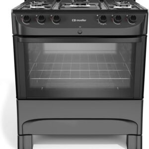 Fogão Mueller 5 Bocas Preto Fosco MFI5BC – Bivolt Fogão Mueller 5 Bocas Preto Fosco MFI5BC – Bivolt