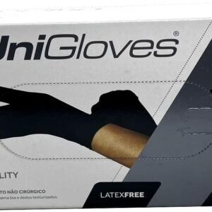 Luva Nitrílica Preta Tamanho G (unidade) Unigloves Luva Nitrílica Preta Tamanho G (unidade) Unigloves