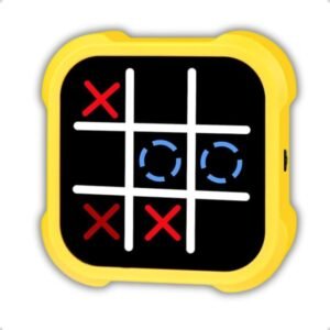 Jogo Raciocinio Lógico 3 em 1 Infantil Eletronico, Jogo da Velha, Memória e Toupeira, Portátil, para Treino de Memória e Concentração