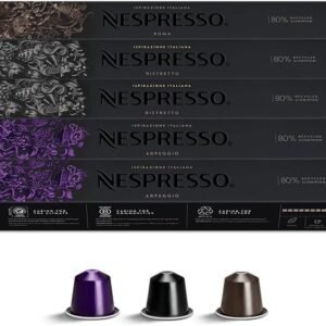 Nespresso Cápsulas de Café Intenso – 50 Cápsulas Nespresso Cápsulas de Café Intenso – 50 Cápsulas