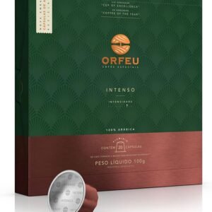 Orfeu Café Intenso 20 Cápsulas Compatível com Nespresso®, 100% Arabica, Torra Escura, 100g