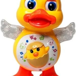 Pato Dançarino com efeitos de Luzes e Movimento – Brinquedo Infantil Interativo Premium que Dança, Canta e Encanta Bebês e Crianças!