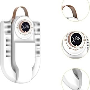 Secador e esterilizador de calçados 220V, adequado para calçados masculinos, femininos e adultos. Portátil(Branco)