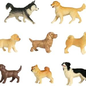 Toyng – Kit 6 Pcs – Cachorros de Plástico no Tubo