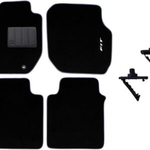 Tapete Honda Fit Carpete 5mm 2015 Até 2022 + Presilha Fixação Tapete Honda Fit Carpete 5mm 2015 Até 2022 + Presilha Fixação