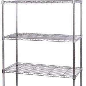 Estante aço cromado 5 prateleiras 75 x 35 x 155 cm – Duratec