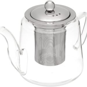 Mimo Style Bule Vidro Borossilicato com Infusor de Aço Inoxidável para Chá. Possui Bico e Alça, Vai Ao Fogo e na Máquina Lava-Louças Mimo Style Bule Vidro Borossilicato com Infusor de Aço Inoxidável para Chá. Possui Bico e Alça, Vai Ao Fogo e na Máquina Lava-Louças