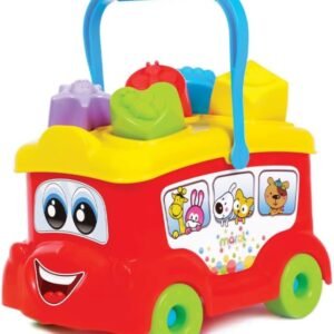 Maral Baby Bus Com Cubos Solapa Multicor