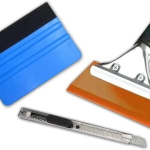 Kit de Ferramentas para Aplicação de Películas, Insulfime, 3 peças, Espátula, Rodo,Estilete