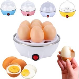 Cozedor de Ovos Eletrico, 110V, Máquina de Cozinhar 7 Ovos Premium