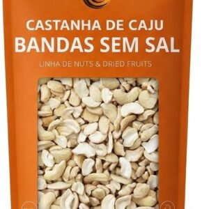 Castanhas De Caju Torradas Em Bandas 1kg Sem Sal – Mn Plus