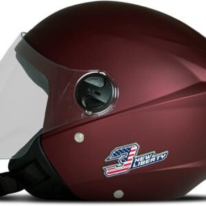 CAPACETE ABERTO PRO TORK NEW LIBERTY 3 ELITE FOSCO VERMELHO TAM. 58