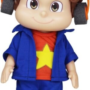 Boneco JP, Baby Brink, 14 Frases, 32 cm, Modelo: 1056, Cor: Multicor