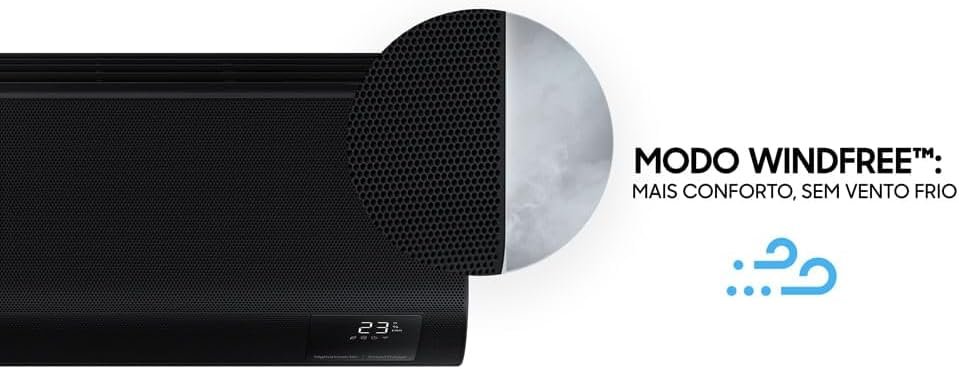 Samsung Ar-condicionado Split Inverter WindFree Black Edition Sem Vento 18.000 BTUs Quente e Frio AR18CSECABTNAZ 220V - Imagem 6