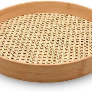 Oikos – Bandeja de Bambu com Palinha Redonda
