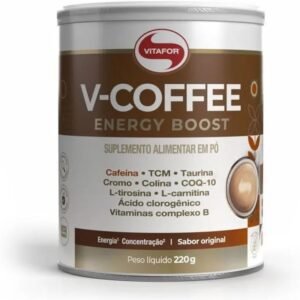 V-Coffee Energy Boost – 220g Sabor Original – Vitafor V-Coffee Energy Boost – 220g Sabor Original – Vitafor