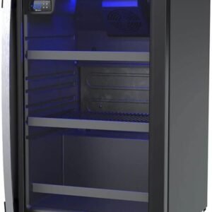 Cervejeira Blue Light 100L Preto 220V Porta De Vidro Venax