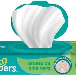 Lenços Umedecidos Pampers Aroma de Aloe Vera 48 Unidades