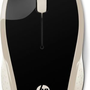 Mouse sem Fio HP 200 Oman – com Sensor Óptico de até 1000 DPI, Ambidestro, Conexão Wireless com Receptor Nano de 2.4GHz e até 10 m de Distância, Dourado (2HU83AA) Mouse sem Fio HP 200 Oman – com Sensor Óptico de até 1000 DPI, Ambidestro, Conexão Wireless com Receptor Nano de 2.4GHz e até 10 m de Distância, Dourado (2HU83AA)